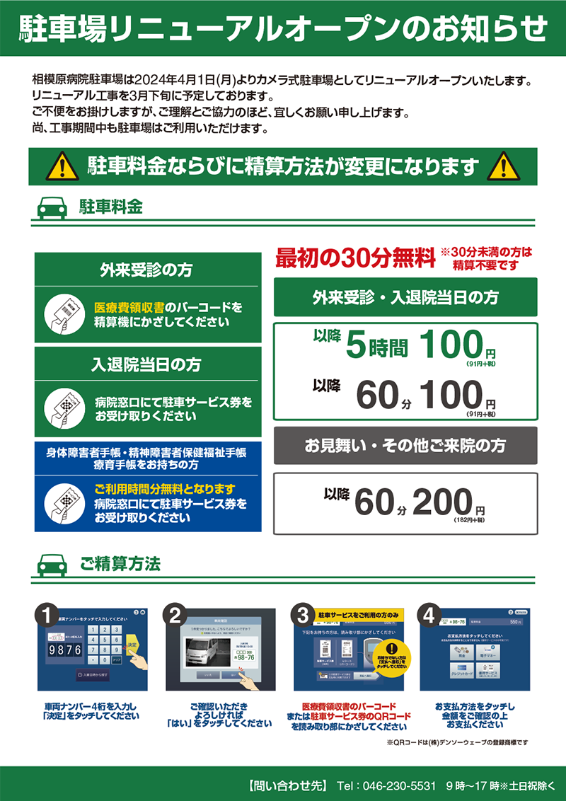 駐車場リニューアル